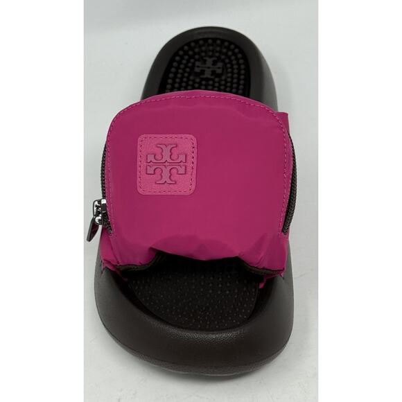 Tory Burch pocket sport sandals slides hot pink 6 - Picture 2 of 6